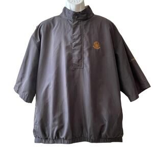 Footjoy Dryjoy Butler National 1/2 Sleeve 1/4 Zip Pullover Top Size XL